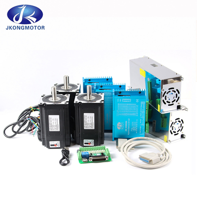 Jkongmotor Nema 11 17 23 24 34 Гибридный набор с закрытой петлей с интегрированным шаговым двигателем с кодировкой / тормозом / коробкой передач