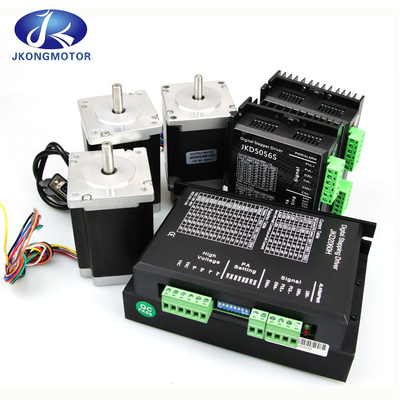 Jkongmotor Nema 11 17 23 24 34 Гибридный набор с закрытой петлей с интегрированным шаговым двигателем с кодировкой / тормозом / коробкой передач