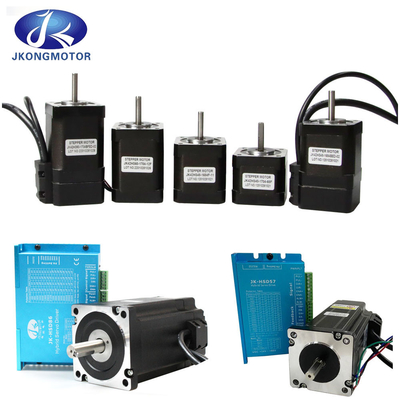 Jkongmotor Nema 11 17 23 24 34 Гибридный набор с закрытой петлей с интегрированным шаговым двигателем с кодировкой / тормозом / коробкой передач