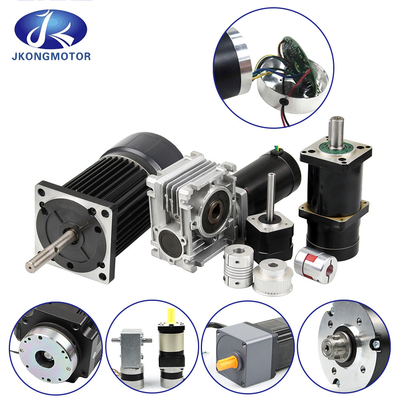 Jkongmotor Worm Gear Brushless DC Motor 200w 400w 80mm BLDC Motor 24V 48V Nema23 34 Планетарная коробка передач / тормоз / кодер