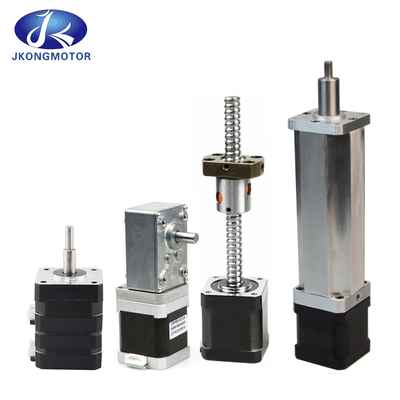Jkongmotor Китайская фабрика Nema8 11 14 16 17 23 24 34 Линейный шаговый мотор с свинцовым винтом для 3D-принтера Линейный шаговый мотор