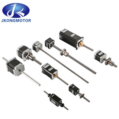 Jkongmotor OEM ODM Индивидуальный 2-фазный гибридный биполярный шаговый двигатель Nema 8 11 14 17 23 24 34 с линейным шагом и винтом