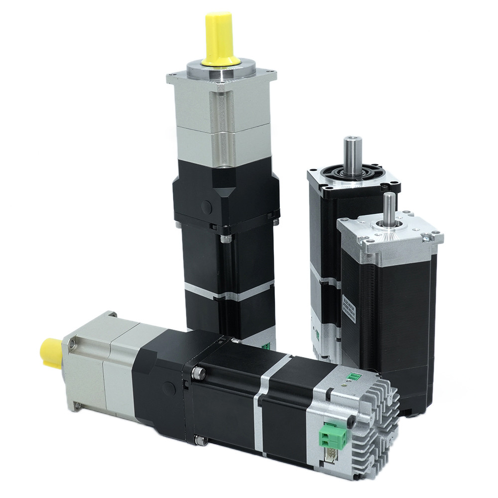 Jkongmotor 48VDC 1.27nm 400W RS485 Canopen DC интегрированный сервомотор с водителем вместе с тормозом или коробкой передач