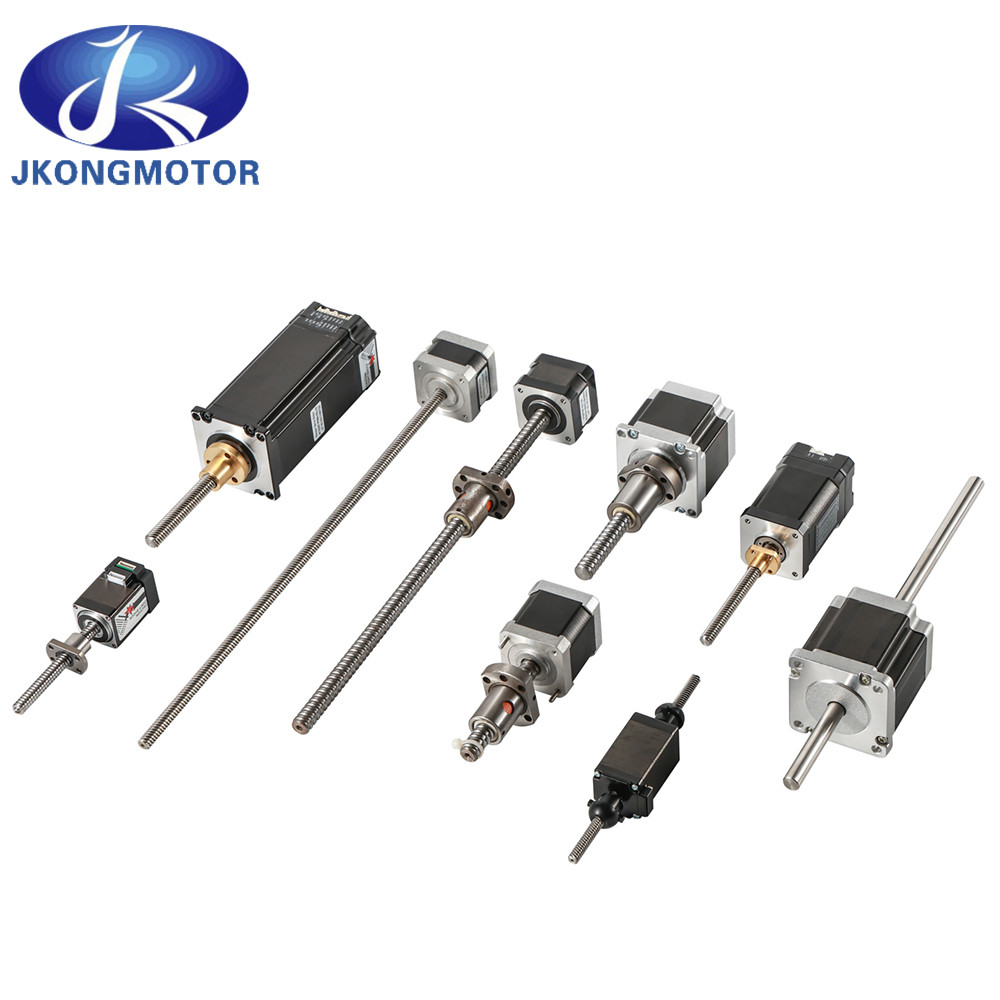 Jkongmotor Китайская фабрика Nema8 11 14 16 17 23 24 34 Линейный шаговый мотор с свинцовым винтом для 3D-принтера Линейный шаговый мотор